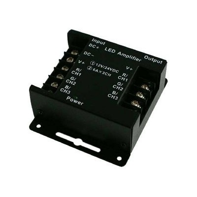 Amplificador para tira led RGB 12V/216W 24V/384W 18A