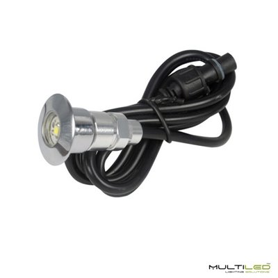 Baliza empotrable Led 0,6W IP67 12V Blanco Frío