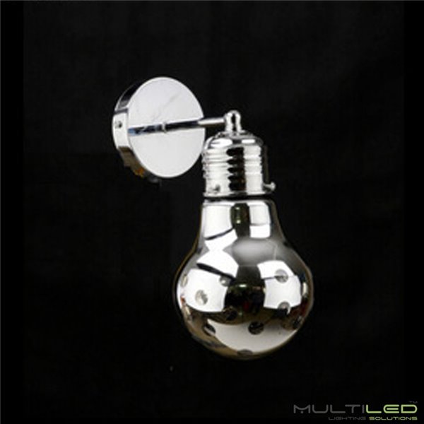 Aplique Led de Pared E27 Modelo Bulb Blanco Cálido