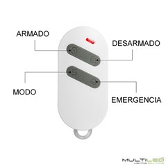 Mando inhalámbrico para sistemas de alarmas Kerui Mod 2