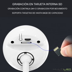 Camara IP Wifi 3,6MM 110º Wideangle + Audio integrada en app para sistemas de alarma Kerui
