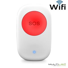 Botón SOS de pánico-emergencia Wifi Zigbee para sistemas Orvibo