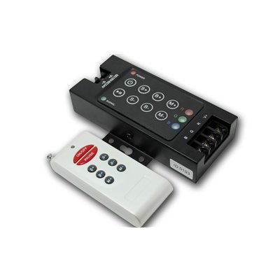 Controlador tira led RGB 12V-24V RF 30A/360W 8 botones