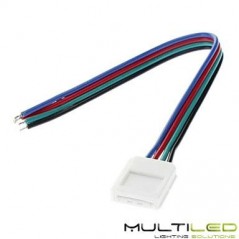 Conector rapido + latiguillo tira led SMD5050 RGB