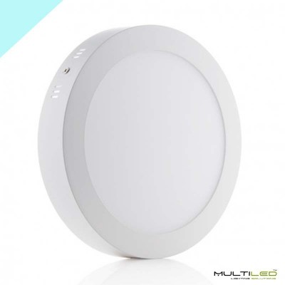 Plafón Downlight Led de superficie 20W Blanco Frio