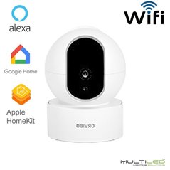 Camara IP Wifi PTZ 360º Wideangle + Audio integrado Orvibo, compatible con Alexa y Google Home