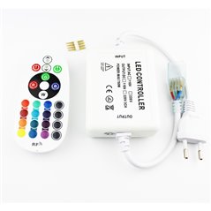 Controlador tira led RGB 220V 750W 3A RF