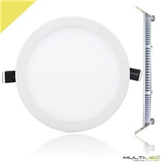 Empotrable Downlight Led 24W Extraplano Eco Blanco Cálido