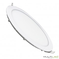 Empotrable Downlight Led 24W Extraplano Eco Blanco Cálido