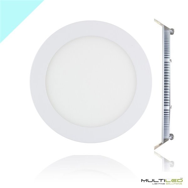 Empotrable Downlight Led 12W Extraplano Eco Blanco Frío