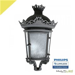 Farola palacio aluminio LED 40W LUMILEDS blanco Cálido