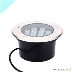 Foco empotrable de suelo Led 12W Blanco Frío