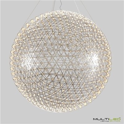 Lampara Led Colgante circular cuerpo acero 162 leds  Ø1000 Raimond