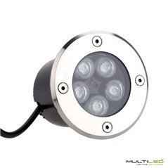 Foco empotrable de suelo Led 5W Blanco Frío