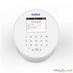 Kit básico de Alarma privada Wifi + PSTN + GSM + RFID con control IOS y Android Kerui W2