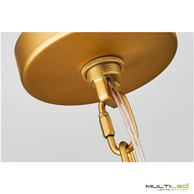 Lampara Colgante araña moderna Led G4 de 36 brazos dorada Ø1020 Fallon