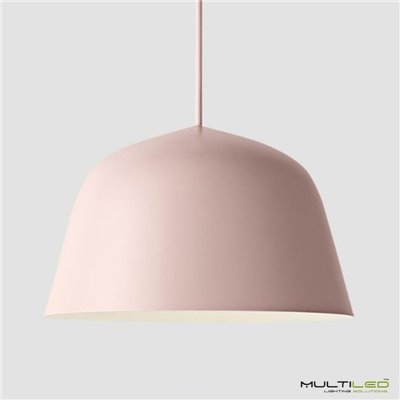 Lampara Colgante de techo moderna E27 ø400mm Masha Rosa