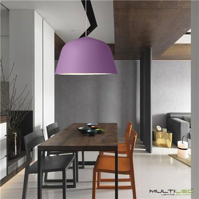 Lampara Colgante de techo moderna E27 ø400mm Masha Purple