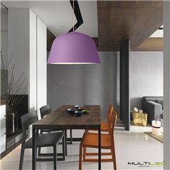 Lampara Colgante de techo moderna E27 ø400mm Masha Purple