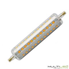 Bombilla LED R7S 360º 118mm 10W Blanco Calido (Regulable)