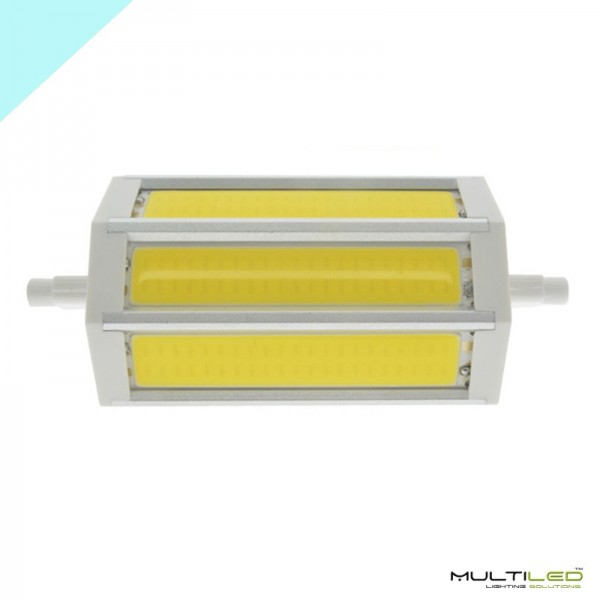 Bombilla LED R7S 118mm 8W COB AC Blanco Frío