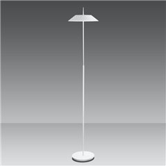 Lampara Led de Pie Blanca retro Mayfair 7W