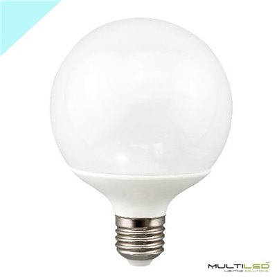 Bombilla Led 15W G95 Globo Blanco Frío E27