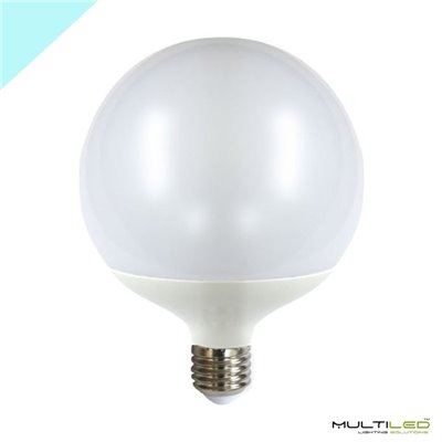 Bombilla Led 15W G95 Globo Blanco Frío E27