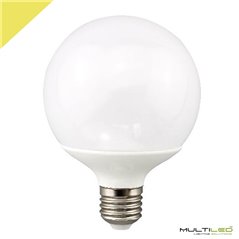 Bombilla Led 15W G95 Globo Blanco Calido E27