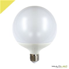 Bombilla Led 15W G95 Globo Blanco Calido E27