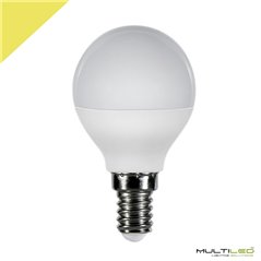 Bombilla Led Globo Mini Eco 7W E14 G45 Blanco Cálido