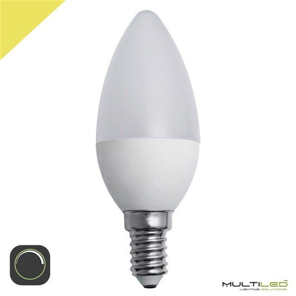 Bombilla Led Vela Eco 5W Blanco Cálido E14 (Regulable)