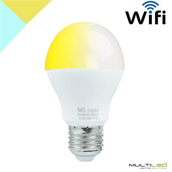 Bombilla Led Wifi MI-LIGHT 6W CCT  2700k-3500k  E27