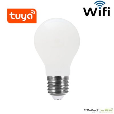Bombilla Led Smart Wifi Tuya App 6W CCT 2700-6000k Compatible con Alexa y google home E27