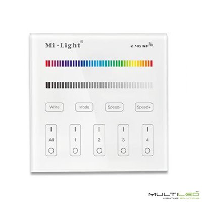 Controlador Mi-Light RGBW Wifi a pilas táctil de superficie