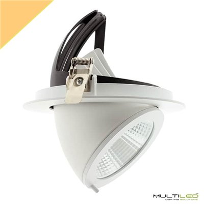 Empotrable Downlight Led Basculante circular COB Epistar 30W Blanco Neutro