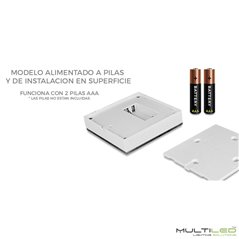 Controlador regulador Mi-Light  CCT Dual Wifi a pilas táctil  de superficie