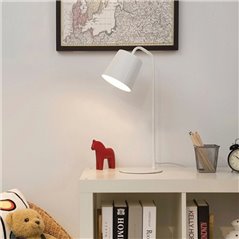 Lampara de Mesa Benet Blanca E14