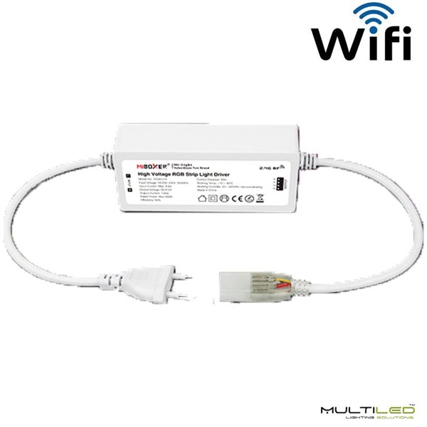 Receptor Controlador tira led Wifi RGB Mi-Light AC200-240V 400W max auto sync