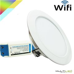 Empotrable Downlight Led 12W WIFI RGBW + Blanco Dual Mi-light