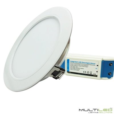 Empotrable Downlight Led 12W WIFI RGBW + Blanco Dual Mi-light