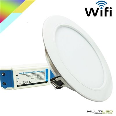 Empotrable Downlight Led 25W WIFI RGBW + Blanco Dual Mi-light
