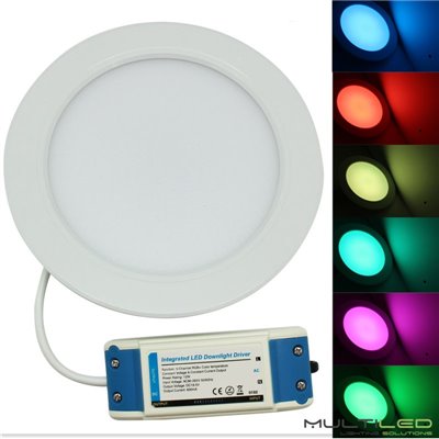 Empotrable Downlight Led 25W WIFI RGBW + Blanco Dual Mi-light