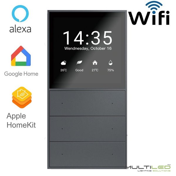 MixPad S Panel Multifuncional Orvibo Wifi- Zigbee , compatible con Alexa, Google Home y Apple Homekit
