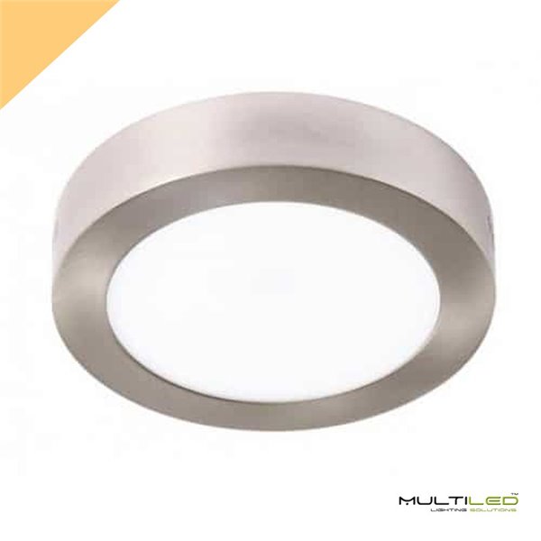 Plafón Downlight Led de superficie 20W Blanco Neutro Niquel
