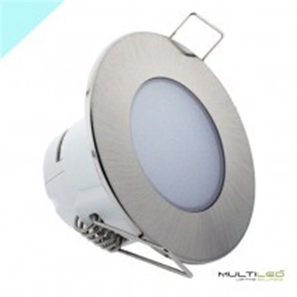 Empotrable Downlight Led 5W Blanco Frio Niquel IP54