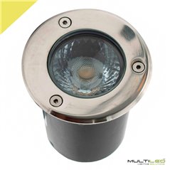 Foco empotrable de suelo Led 6W COB Blanco Cálido