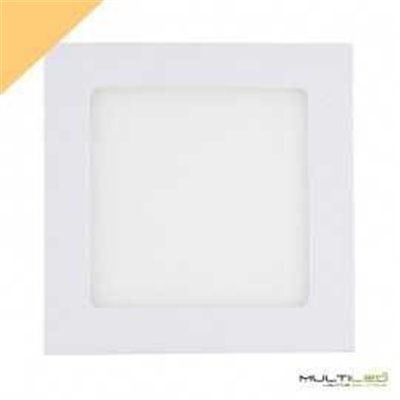 Empotrable Downlight Led 20W Cuadrado Blanco Calido