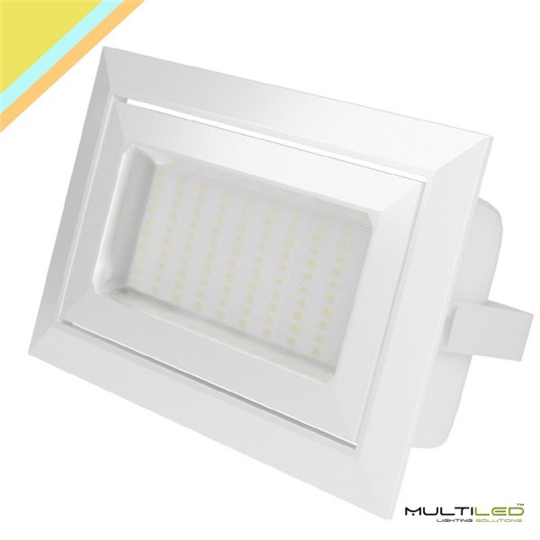 Empotrable Downlight Led Basculante rectangular 36W CCT