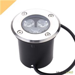 Foco empotrable de suelo Led 3W Blanco Neutro